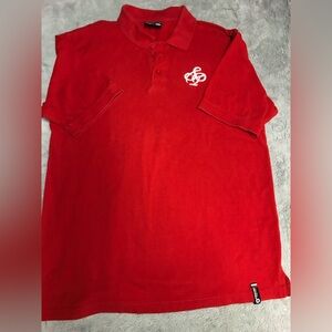South Pole Vibrant Red Polo Shirt xl